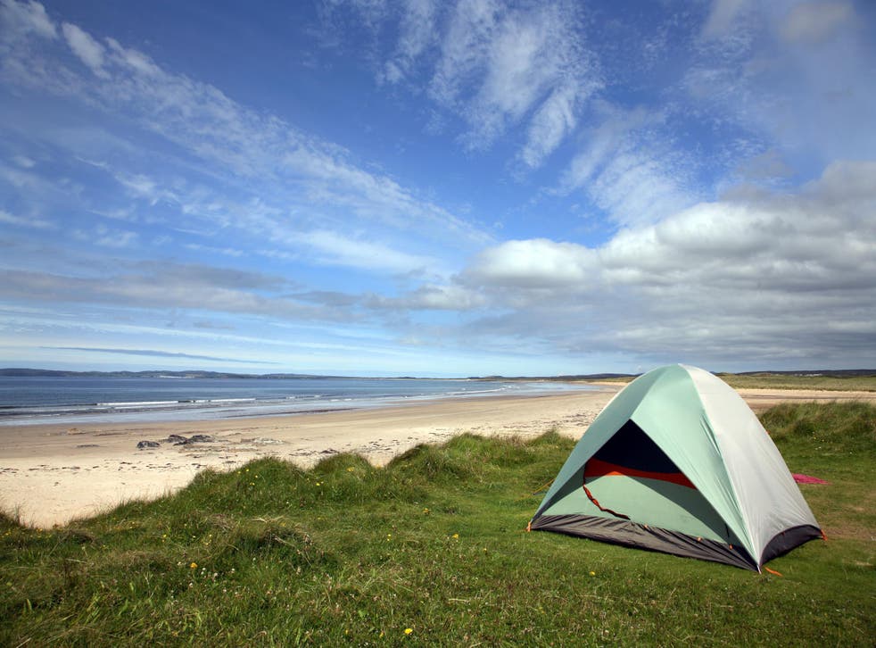 You can wild camp in much of Scotland, including on Islay's Laggan Bay