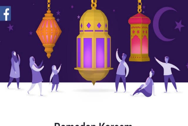 Facebook's Ramadan message to users