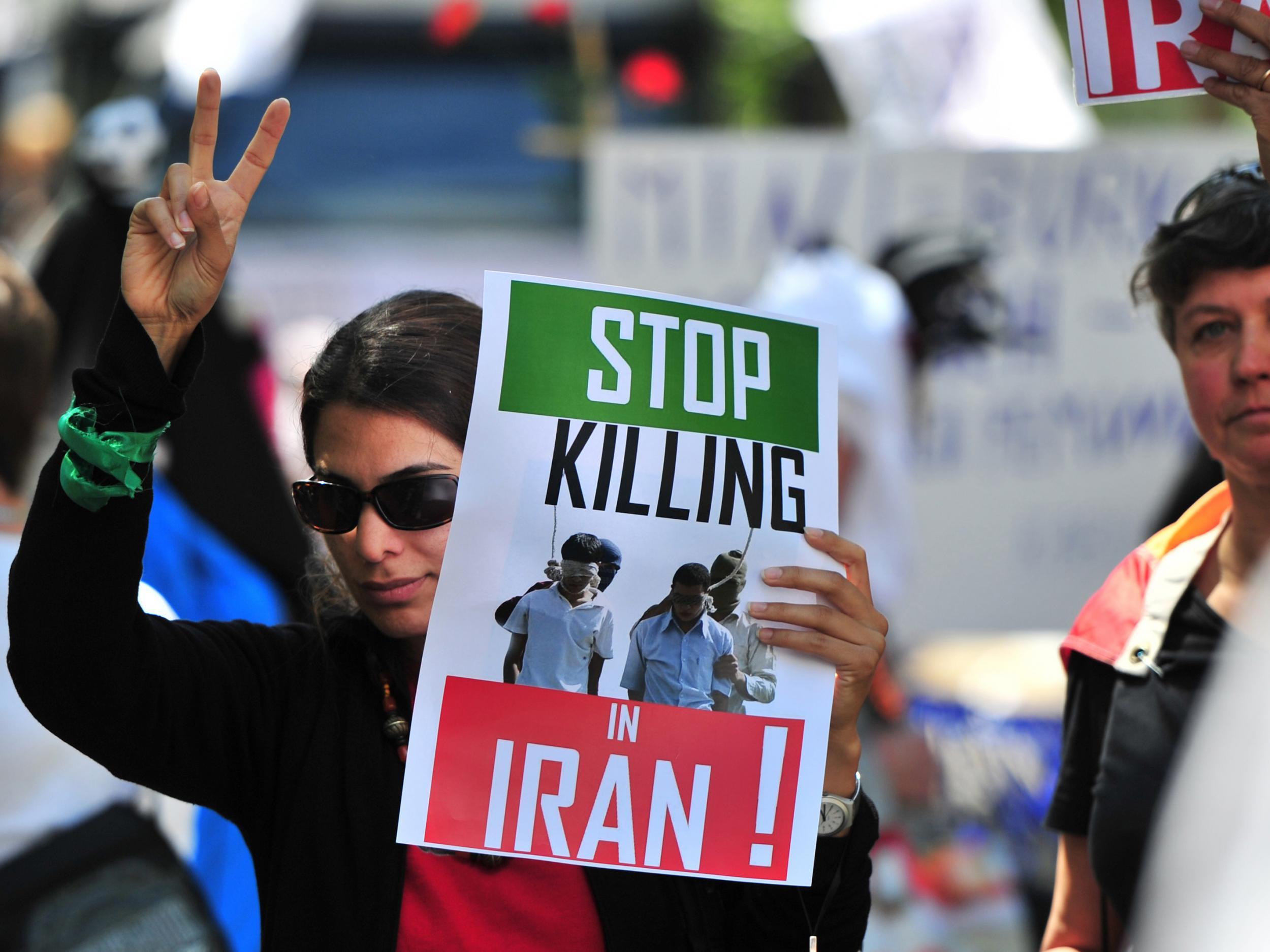 Iran is second only to China in the number of people it executes (file pic)