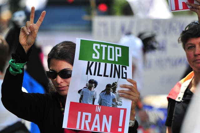 Iran is second only to China in the number of people it executes (file pic)