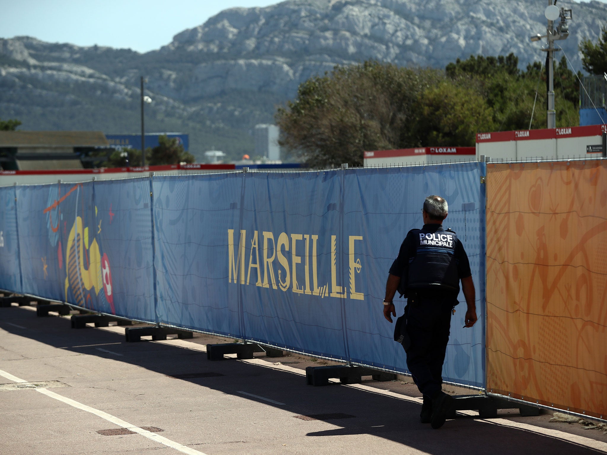 A policeman in Marseille