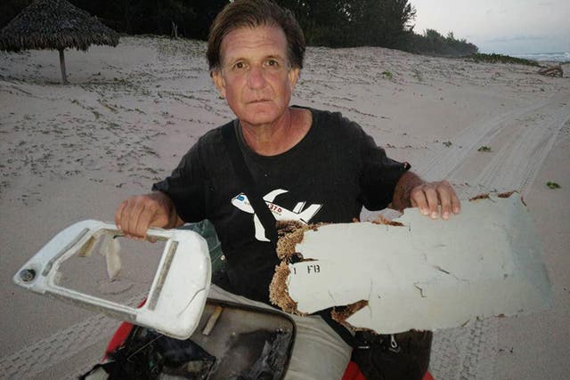 The latest debris was found by adventurer Blaine Gibson on a beach in Madagascar