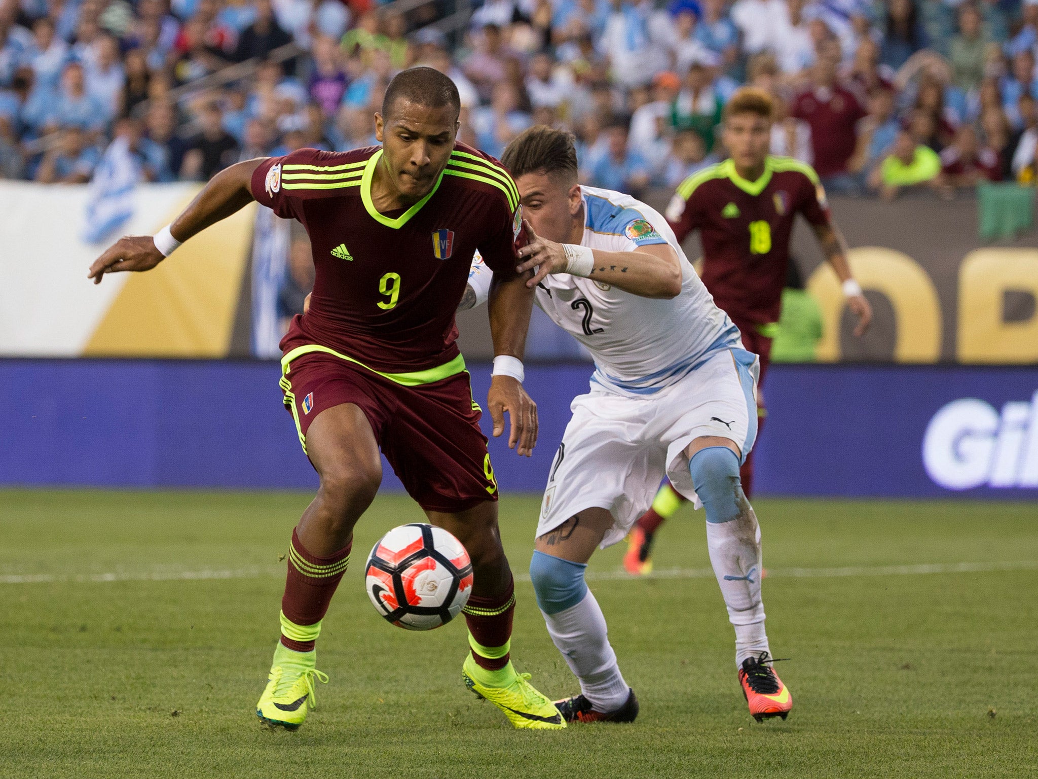 Salomon Rondon scored the winning goal for Venezuela