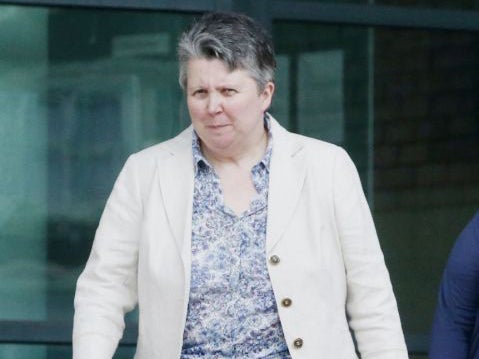 Fiona McClay, mother of zoo keeper Sarah McClay, outside Preston Crown Court
