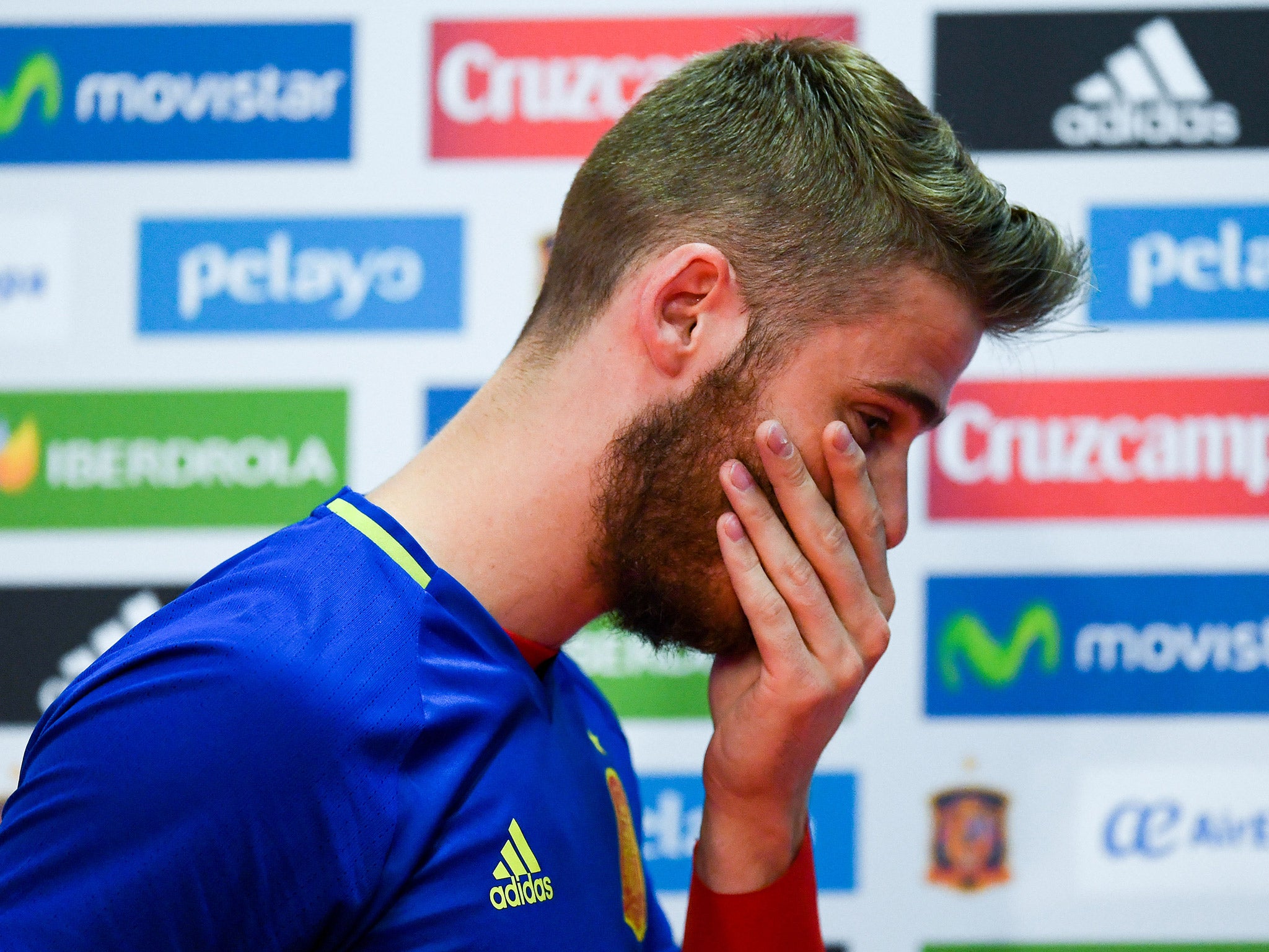 David De Gea spoke at a press conference to deny all allegations made against him