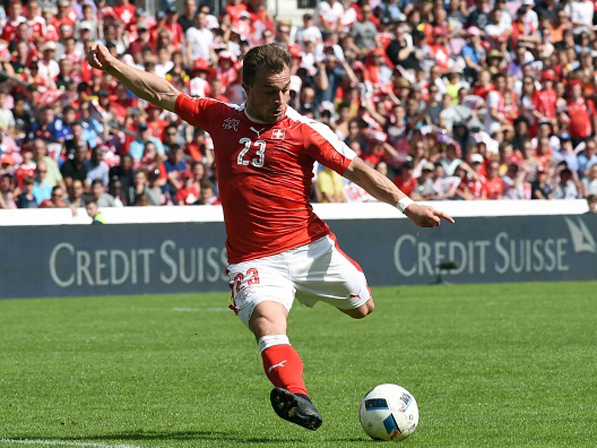 Xherdan Shaqiri has scored in both of his appearances against Albania (Getty)