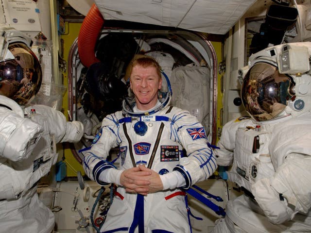 Major Peake was recognised for services to space research and scientific education