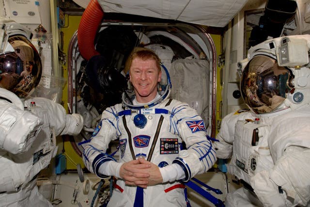 Major Peake was recognised for services to space research and scientific education