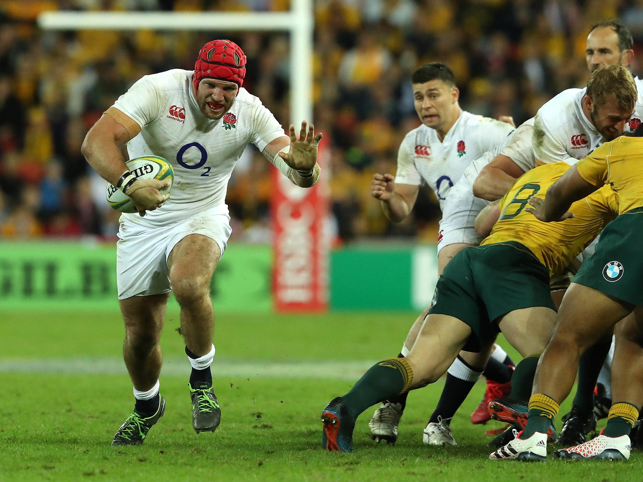 &#13;
Haskell's break in the second half set-up Marland Yarde's try (Getty)&#13;