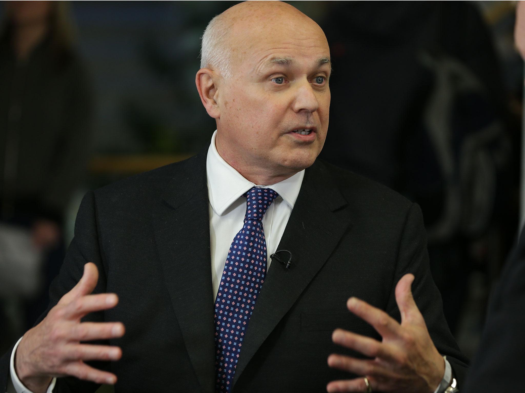 Mr Duncan Smith has decried the amount of personal abuse he has received