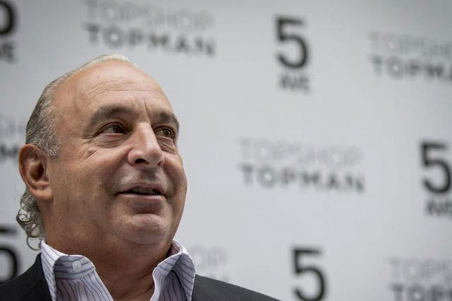 Sir Philip Green's Arcadia group has apologised to head office workers at risk of losing their jobs