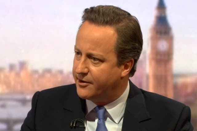 David Cameron on the Andrew Marr Show, 12 June 2016