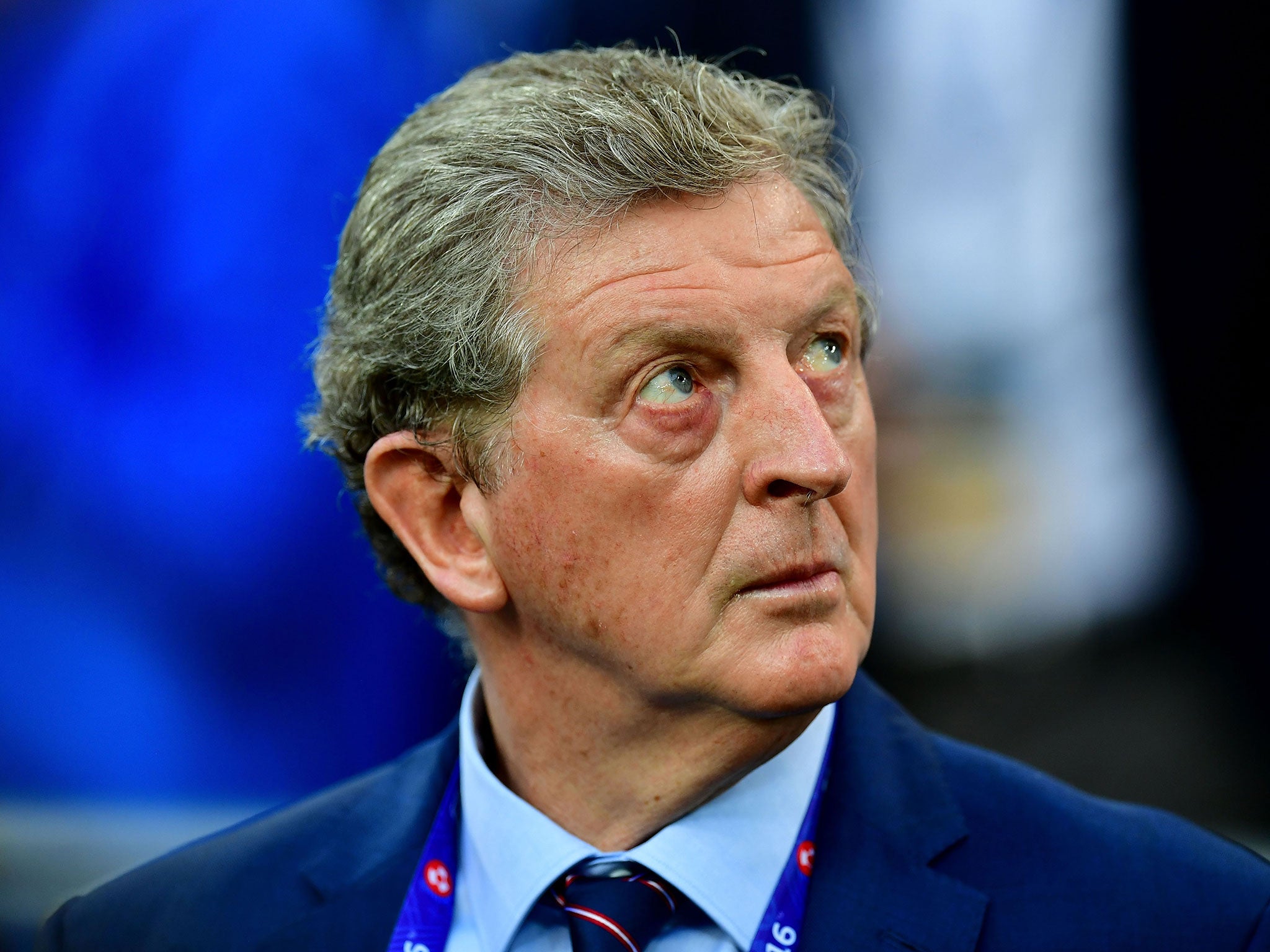 Roy Hodgson manager of England looks on prior to the UEFA EURO 2016 Group B match between England and Russia at Stade Velodrome on June 11, 2016