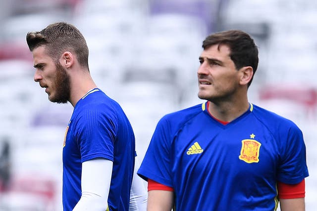 David de Gea and Iker Casillas