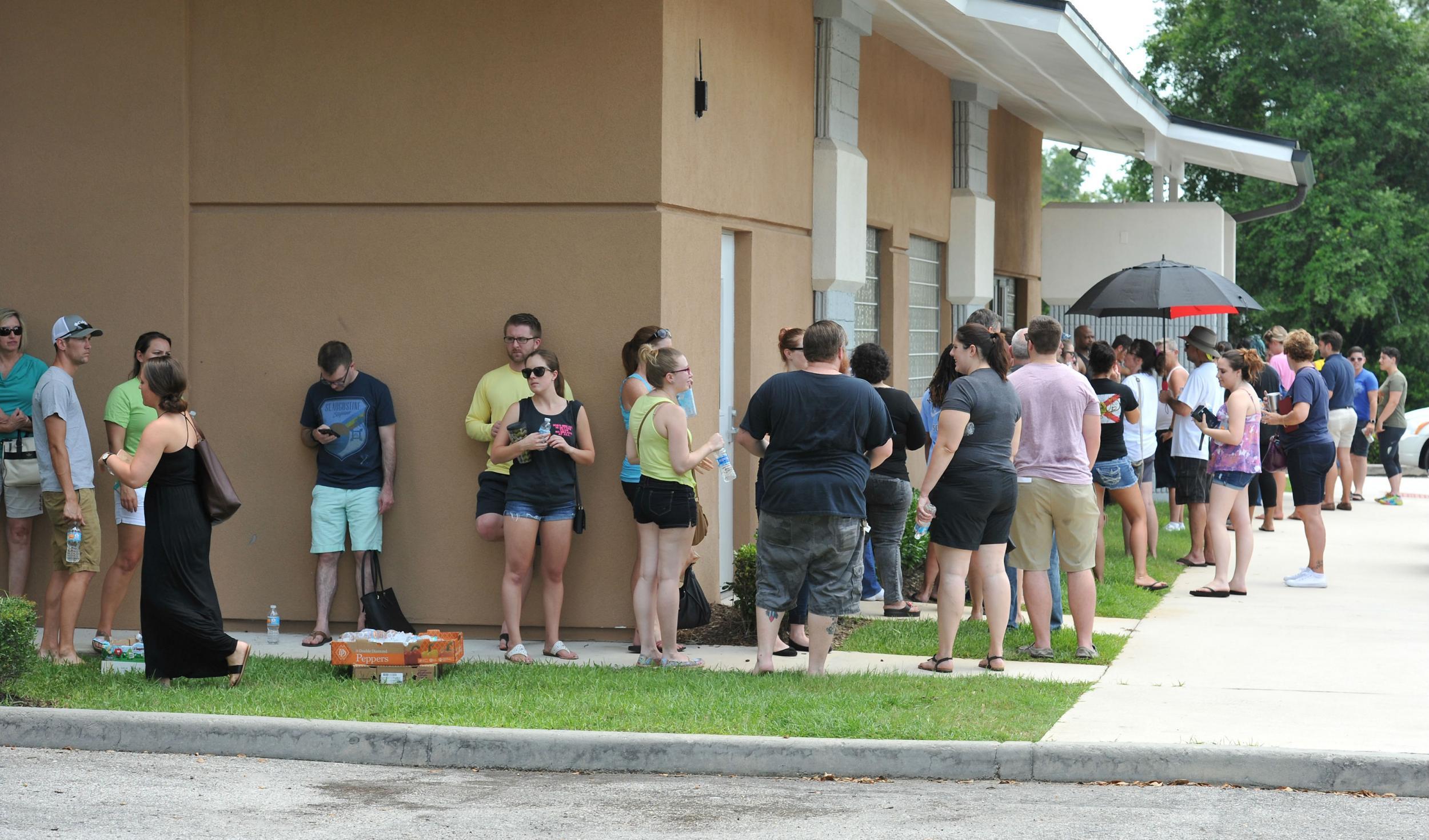 Hundreds answered the call to give blood