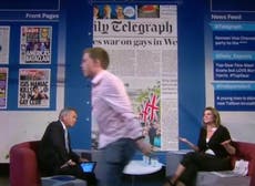 Read more

Owen Jones walks off Sky News after hosts 'downplay' homophobic attack