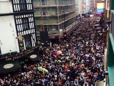Orlando shooting: Thousands gather in Soho’s Old Compton street for vigil remembering 49 victims of Pulse nightclub attack