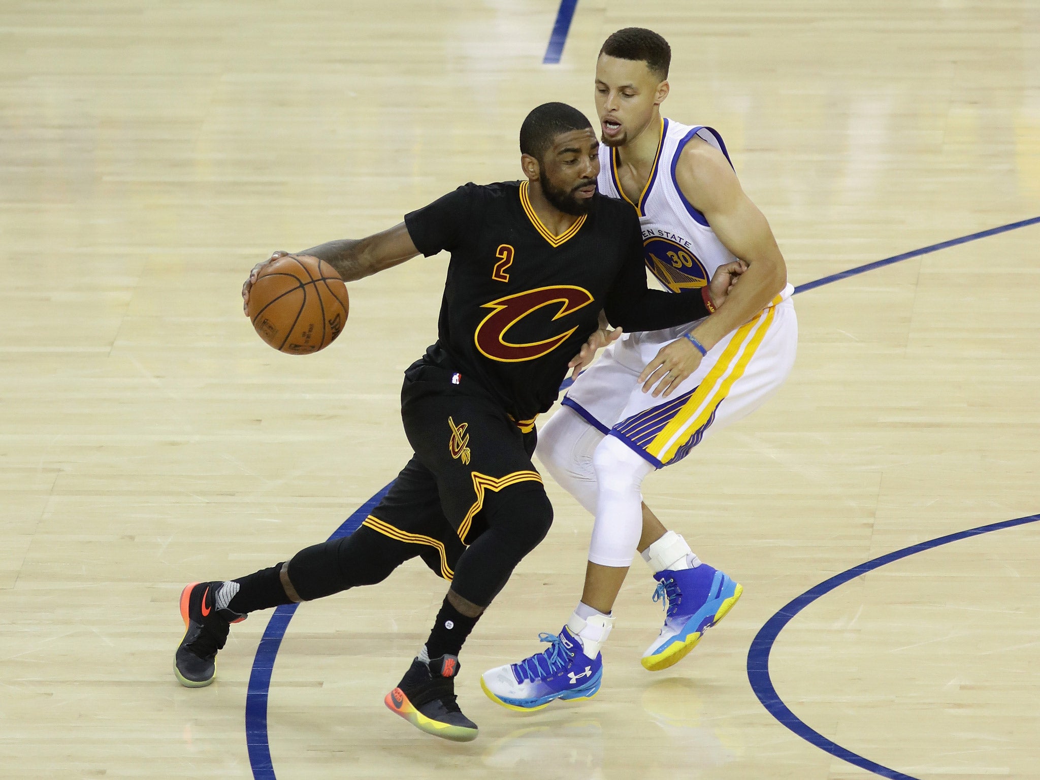 James and Irving sizzle as Cavaliers beat Warriors to keep NBA