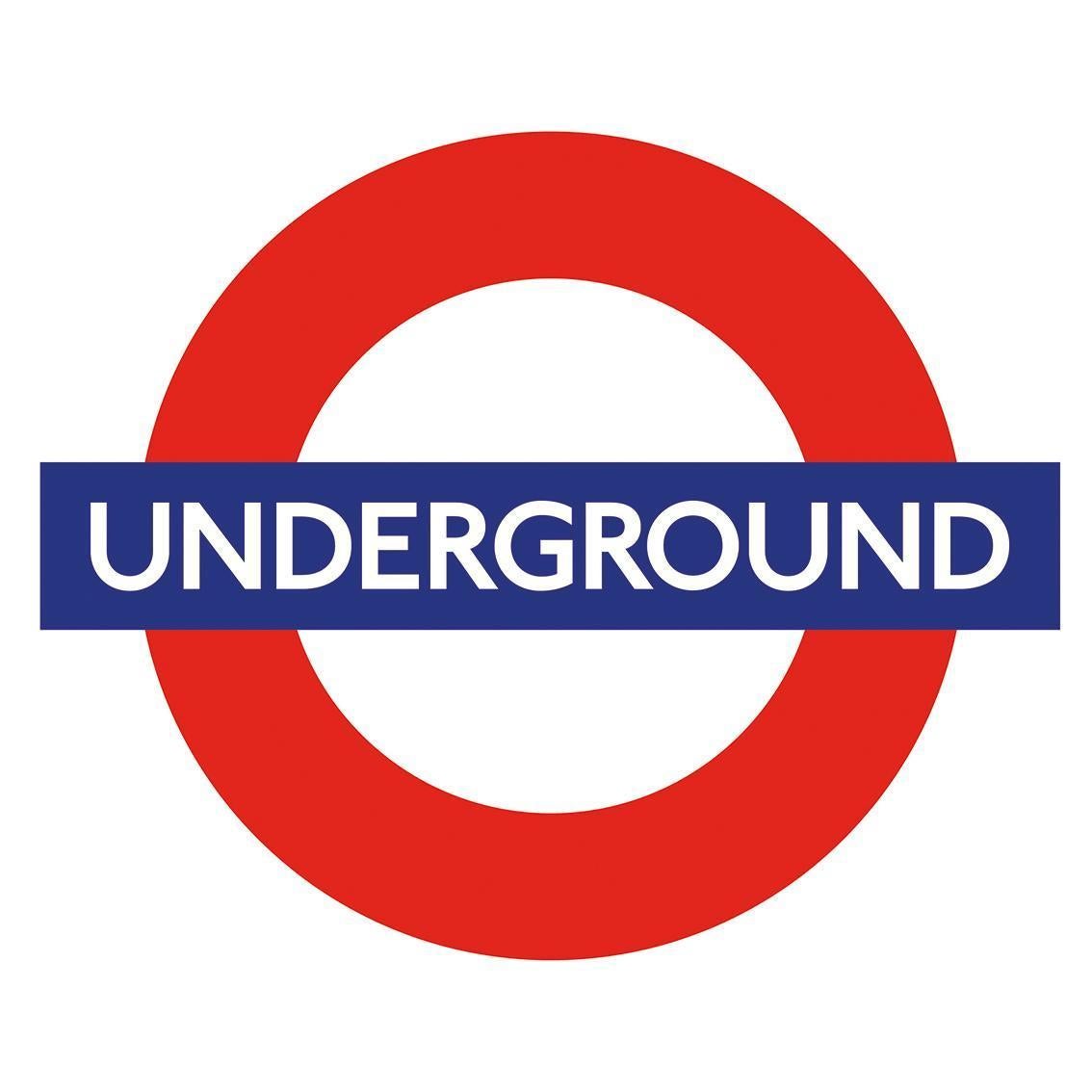 The new font on the London Underground logo