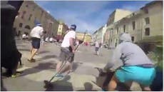 Read more

Russians hunt down and attack England fans in Go Pro footage
