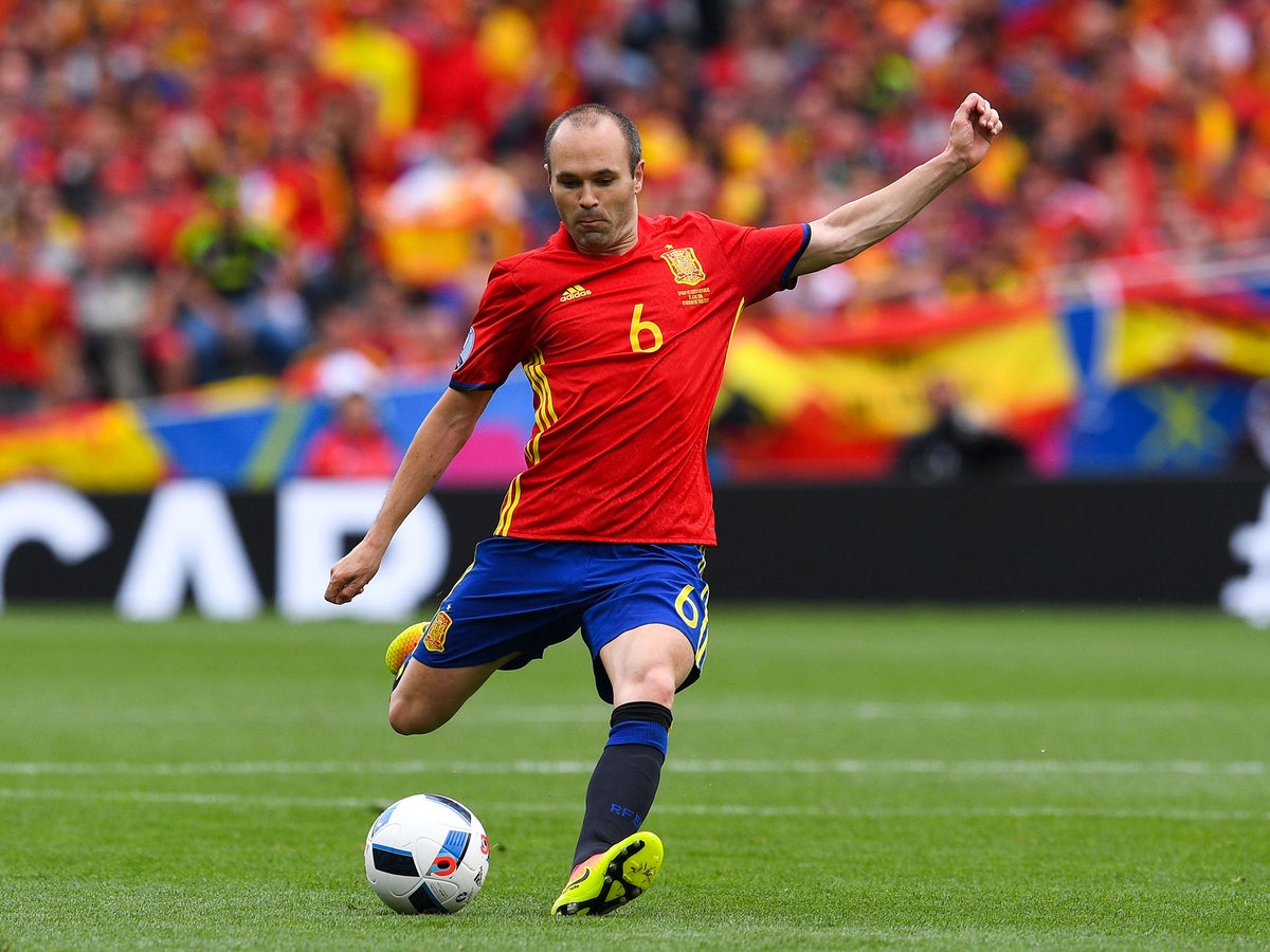 Andres Iniesta greatest ever players, says Petr Cech after Spain win opening Euro 2016 game | The Independent | The Independent