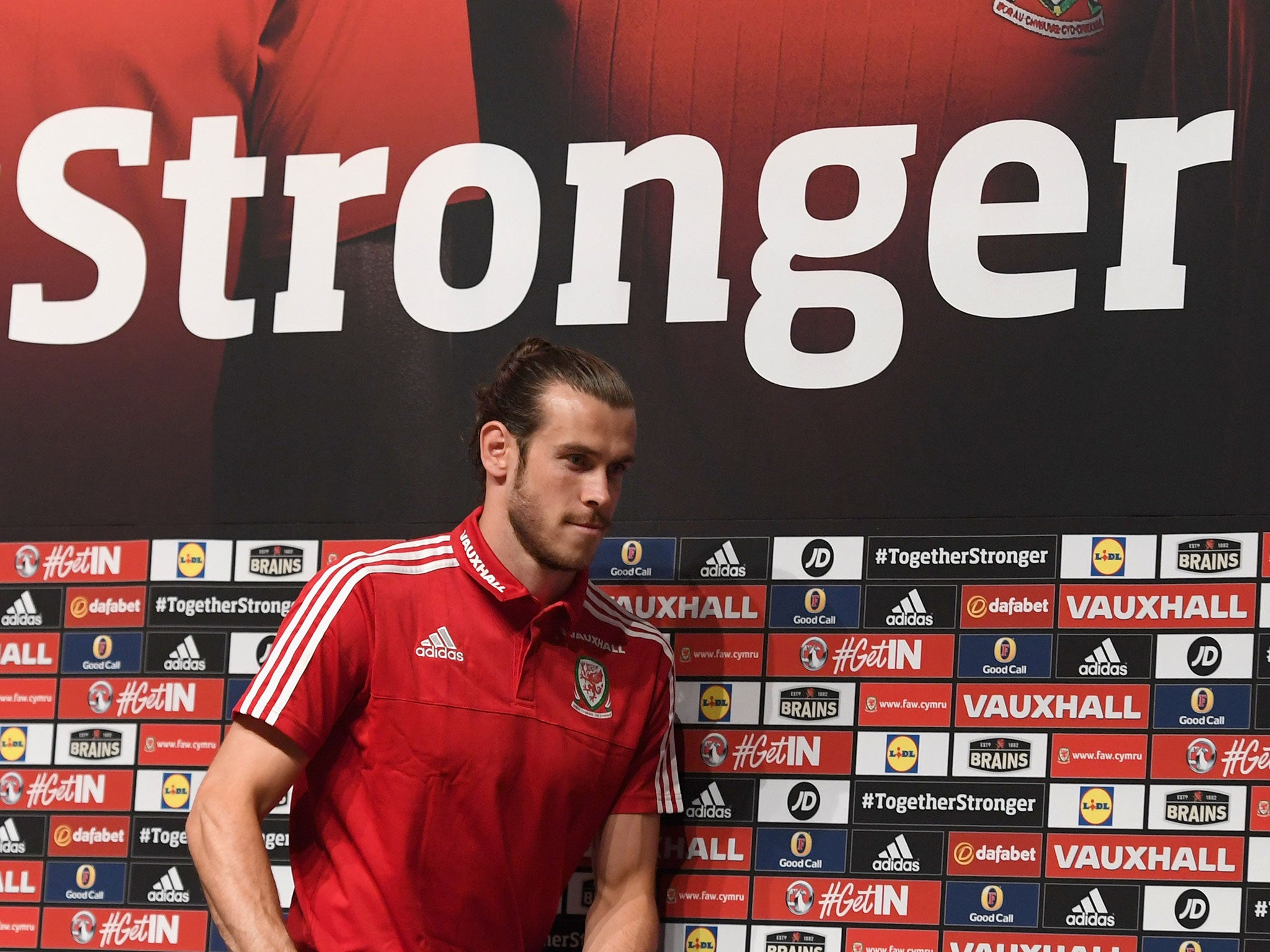 Gareth Bale ahead of Wales' game against England