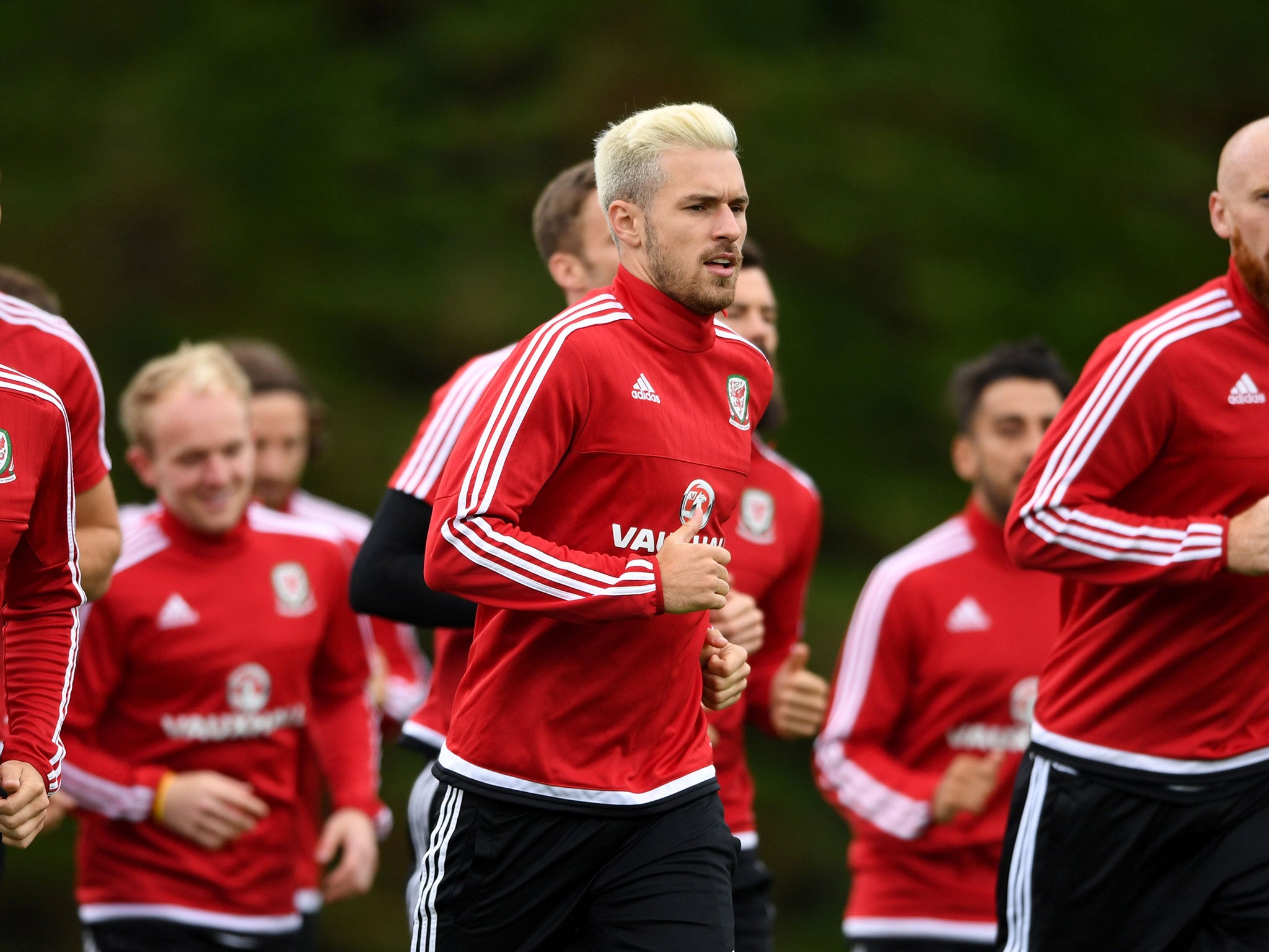 Aaron Ramsey ahead of Wales' game with England