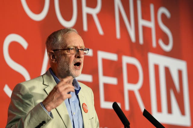 The Labour leader pleaded for his party's supporters and trade unionists to vote Remain