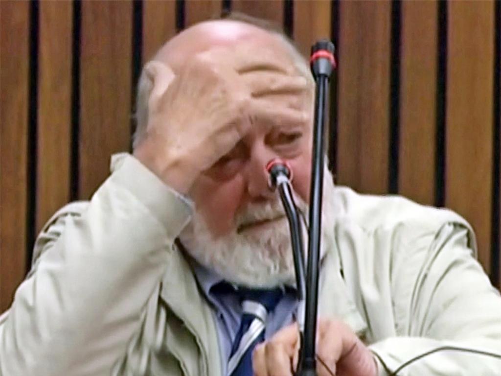 Barry Steenkamp giving evidence in Pretoria yesterday