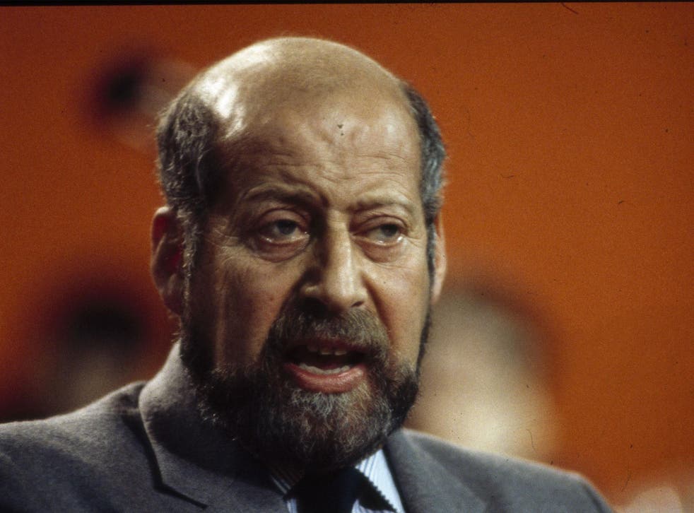 Clement Freud the politician in 1986