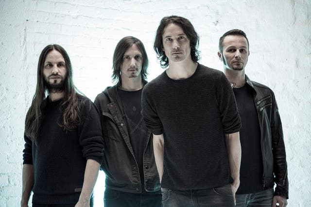 Gojira from left to right, Christian Andreu, Mario Duplantier, Joe Duplantier and Jean-Michel Labadie