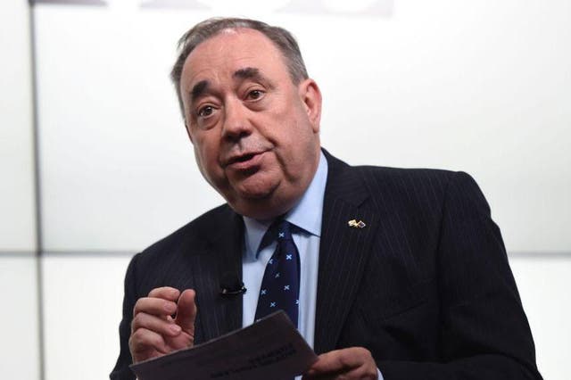 Mr Salmond described Mr Davis as 'the acceptable face of the Brexiteers'