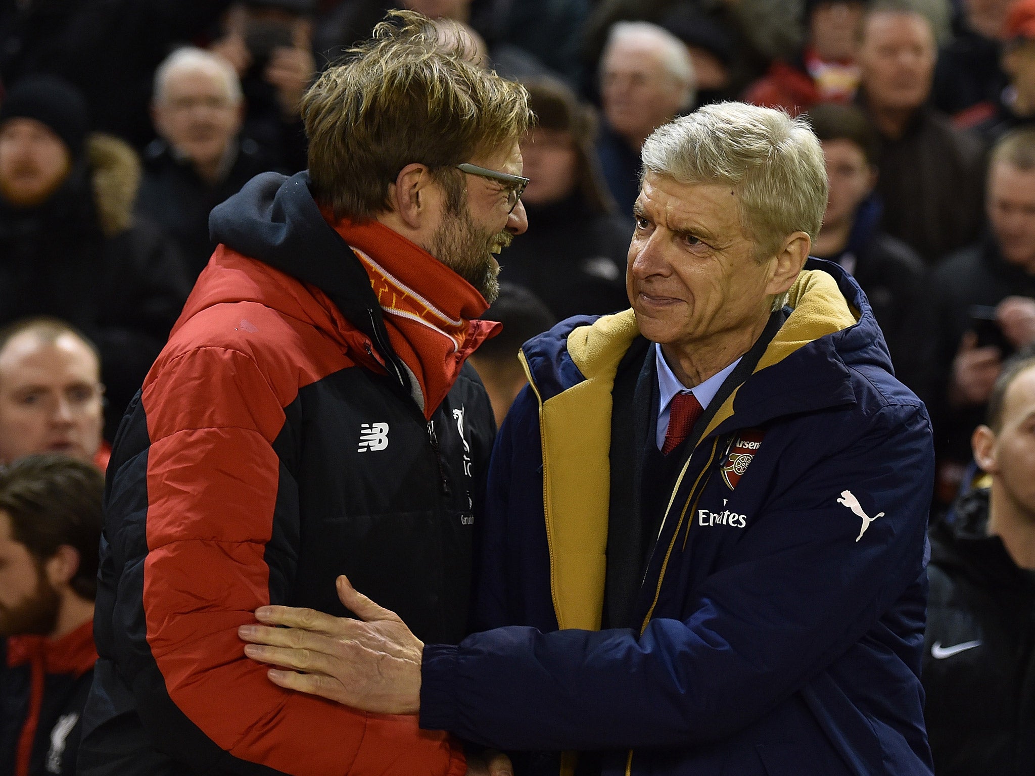 Liverpool's Jurgen Klopp and Arsenal manager Arsene Wenger will face-off on the opening day of the season