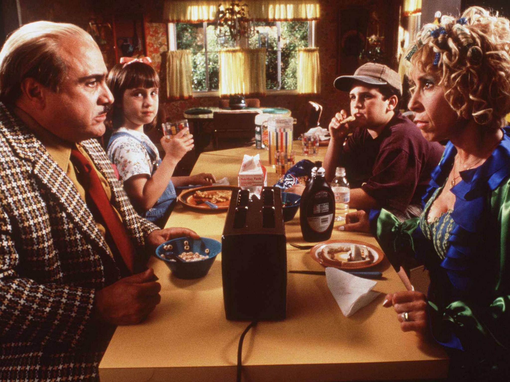 A still from the film adaptation of Matilda by Roald Dahl