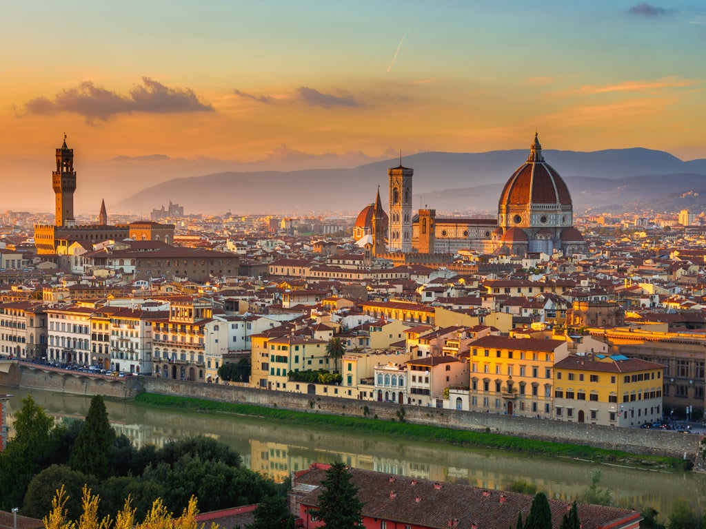 The Florentine skyline punctuated by the Duomo