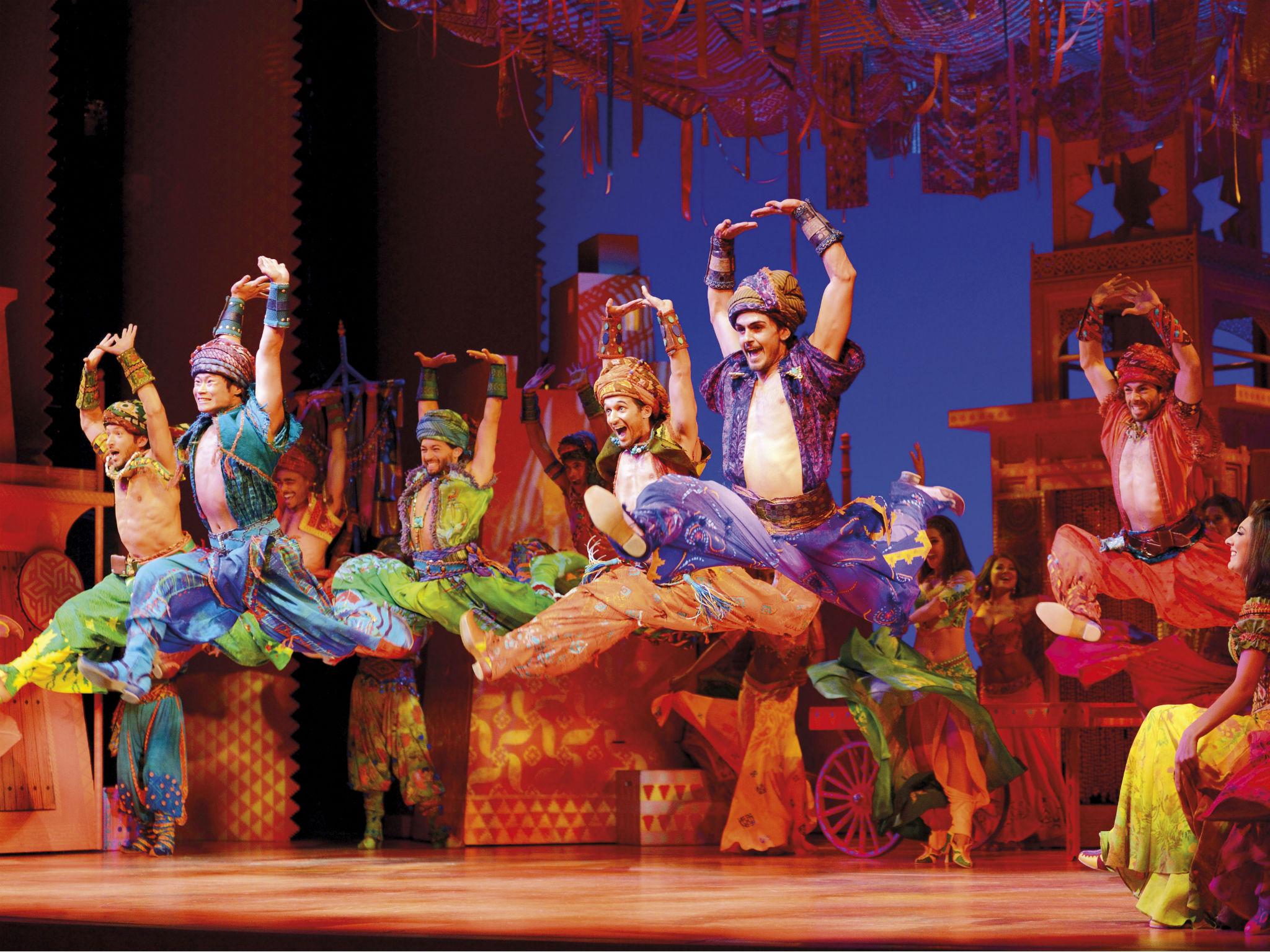 A scene from Aladdin, Prince Edward Theatre (Disney)