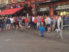 Euro 2016: British football fans 'taunt begging children' in Lille ahead of England vs Wales