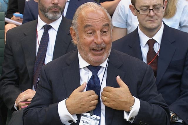 Philip Green says the conclusion of the report was 'predetermined'