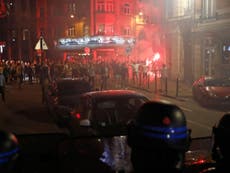 Euro 2016: 36 fans arrested as England supporters clash with French police in Lille but UK officers prevent escalation