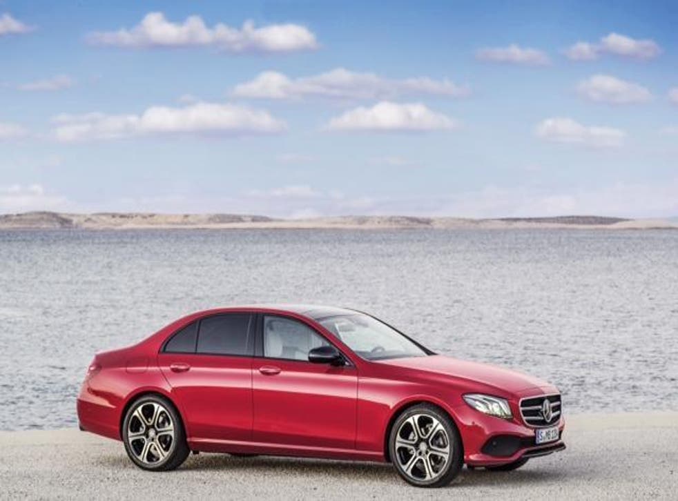 The new E-Class, apparently solidly built with conservative but not boring lines