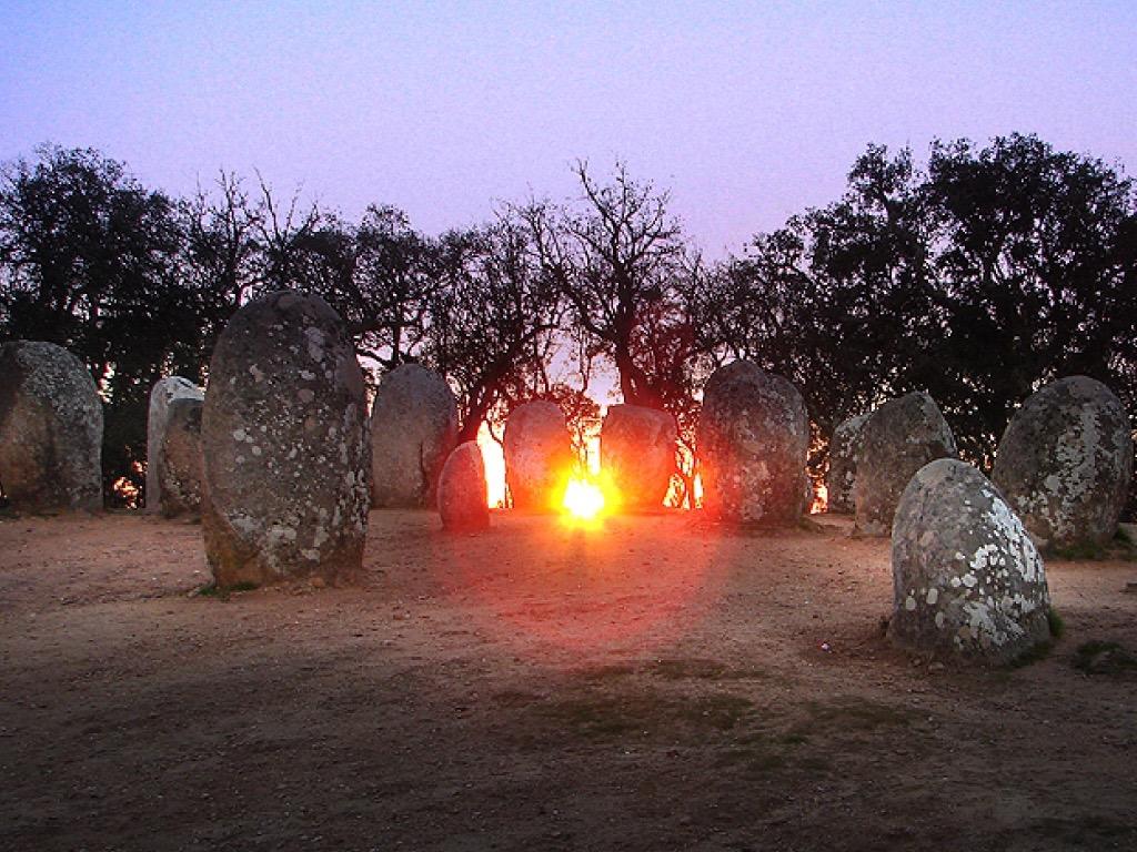 &#13;
The Almendres stones are only 15km west of Evora (Ebora Megalithic)&#13;