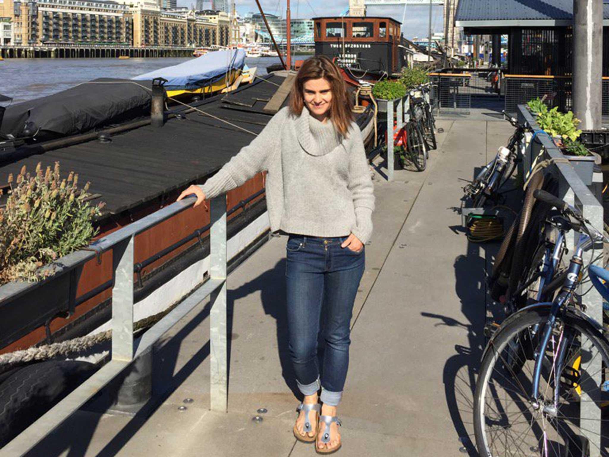 Jo Cox the day before her killing