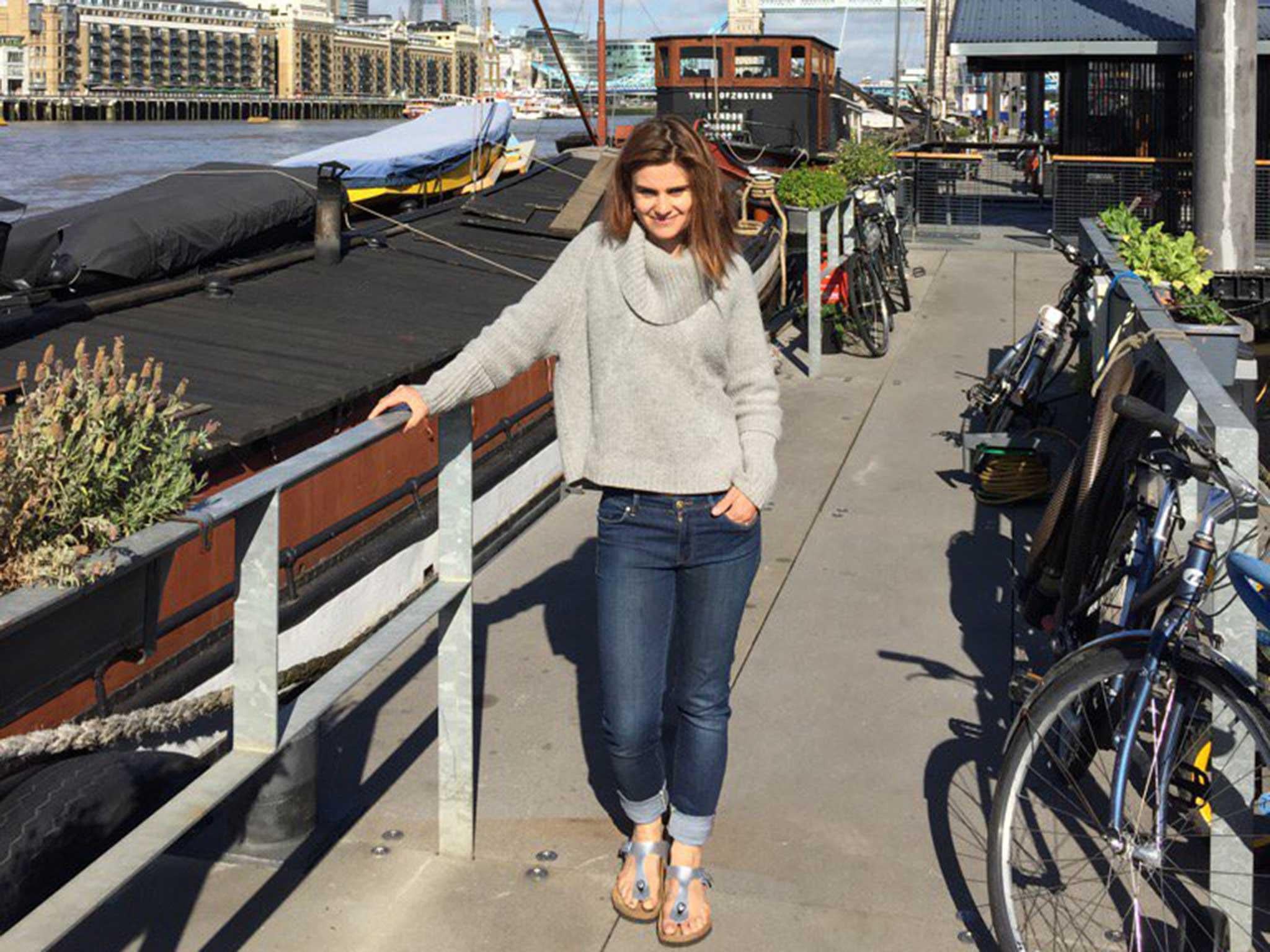 Jo Cox's husband, Brendan, posted a picture of his wife on Twitter shortly after she was attacked