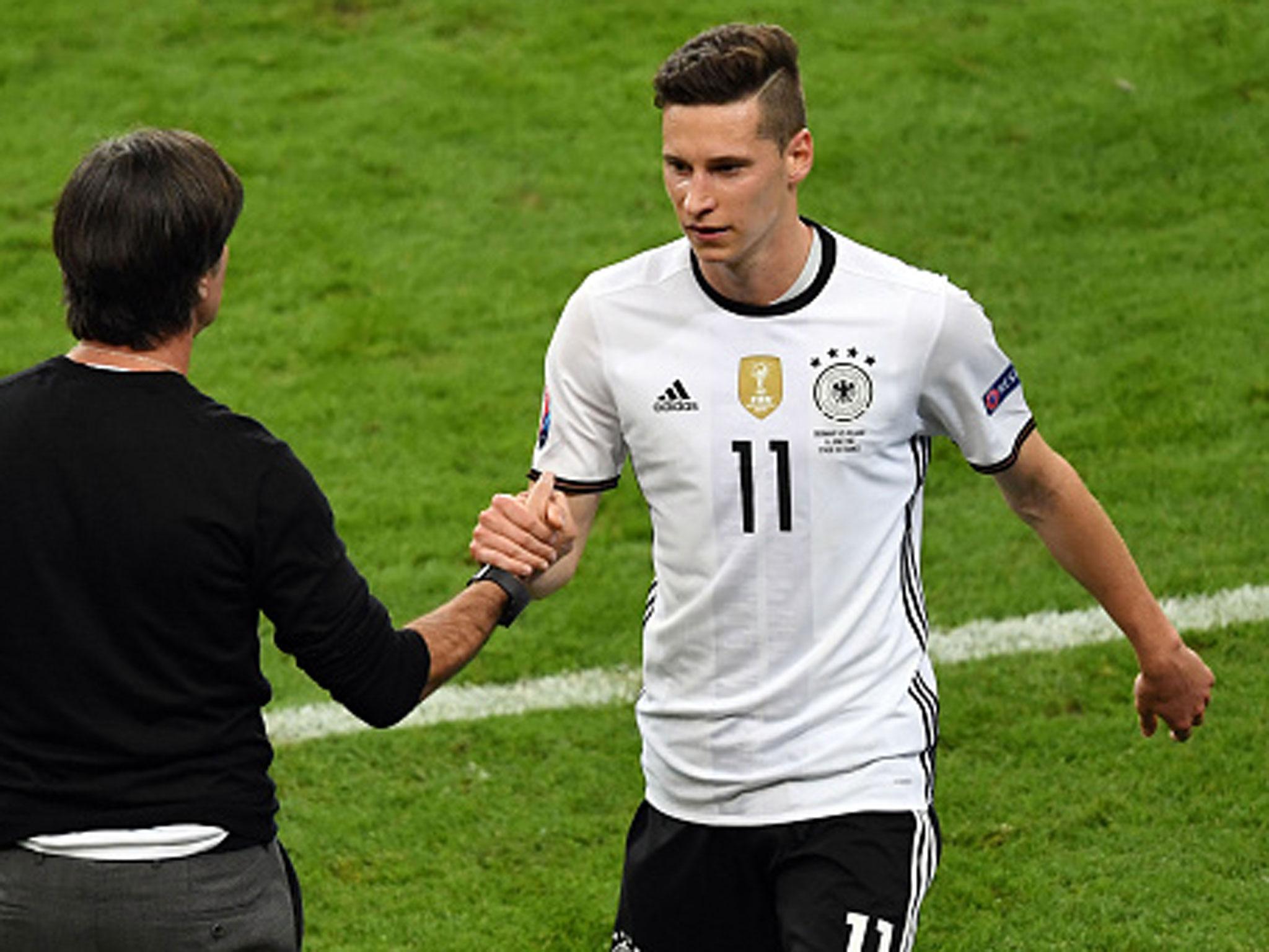 Julian Draxler was taken off in the second half after beginning brightly (Getty)