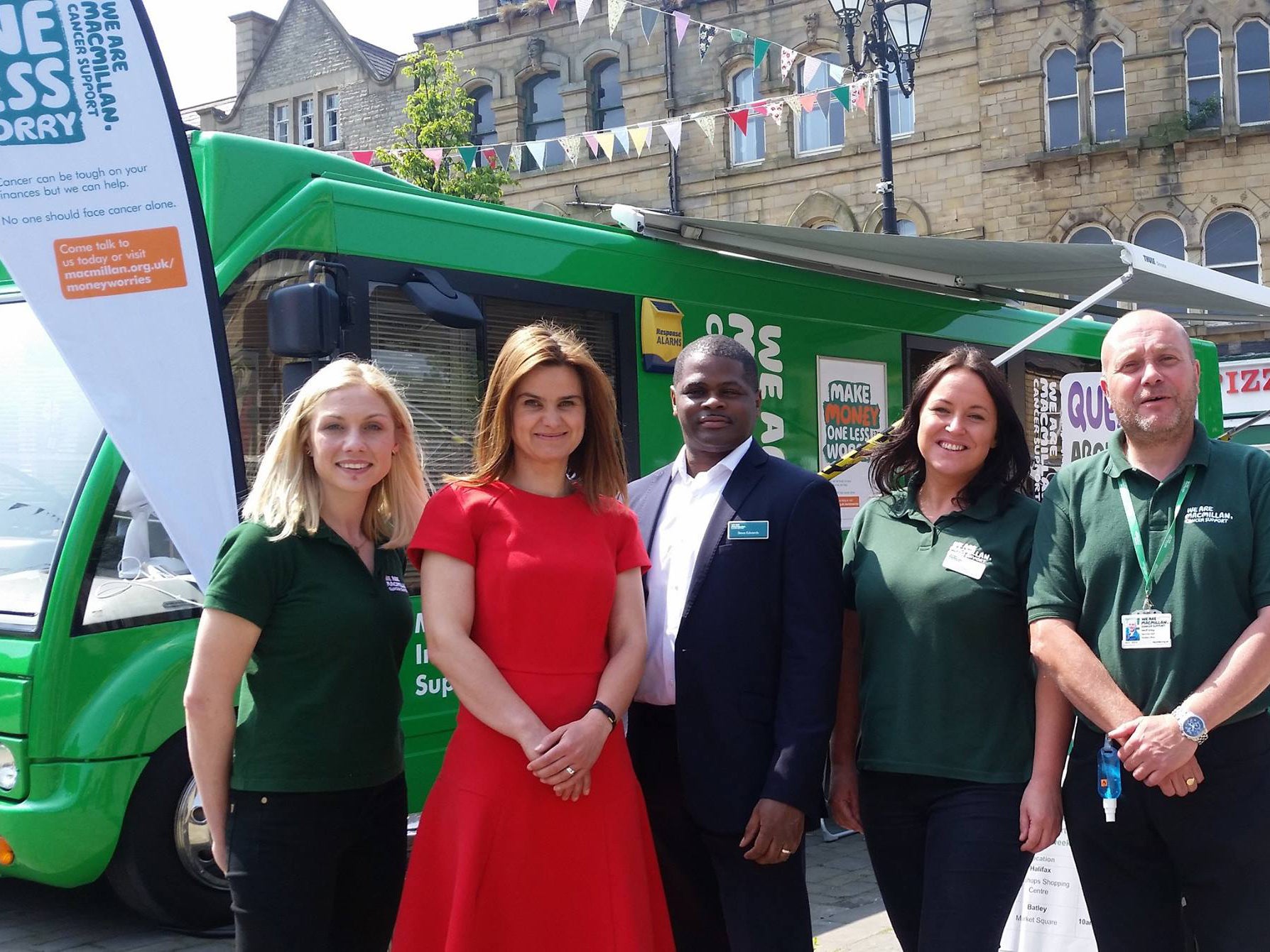 Supporting Macmillan Cancer Support in her constituency Batley &amp; Spen