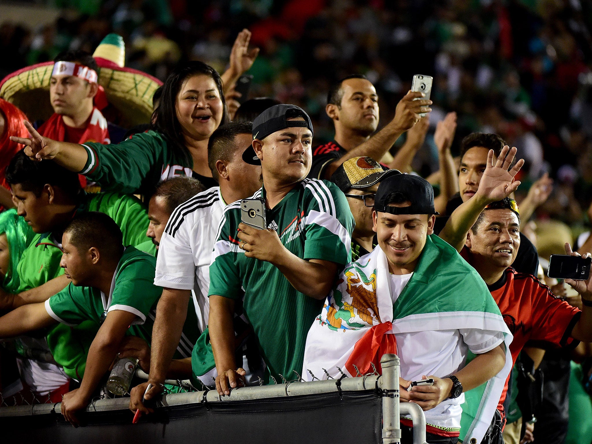 Mexico fans at the Copa America