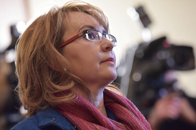 Since her survival, Giffords has been an outspoken proponent of gun control <em>Mandel Ngad/Getty</em>