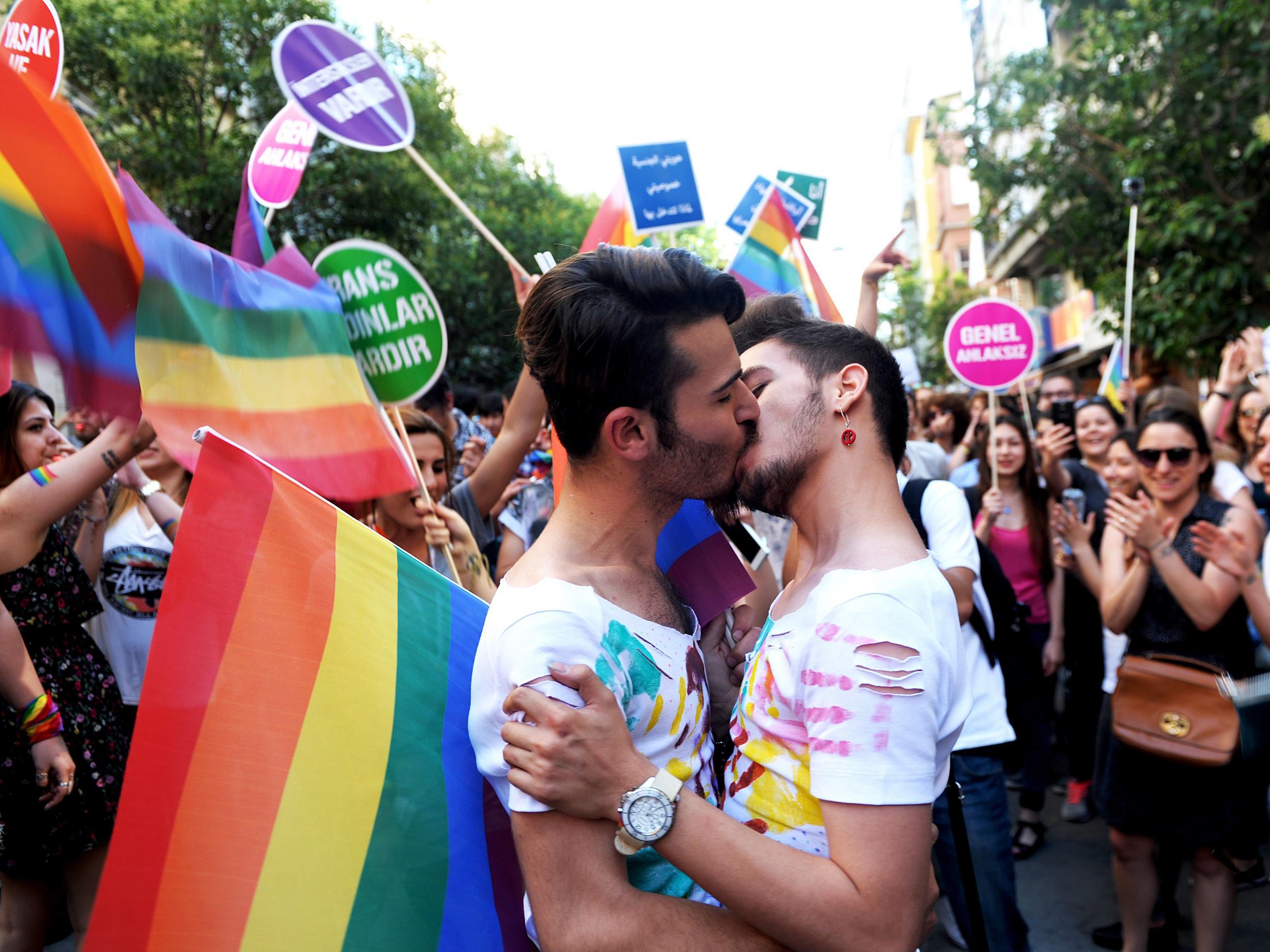The 2015 Gay Pride parade in Istanbul