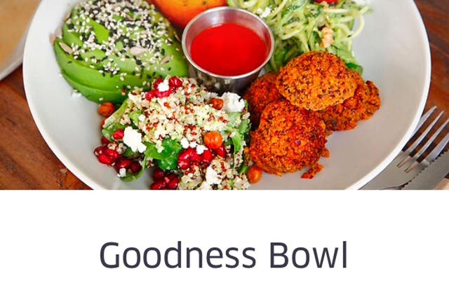 The Goodness Bowl salad we ordered from the Good Life Eatery was at the Independent quarters within just 25 minutes