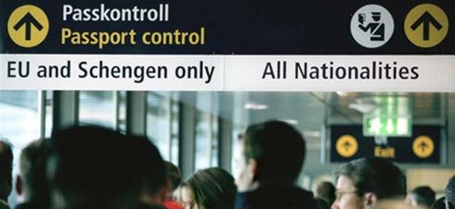 <p>Those transiting through Amsterdam must now have EU-compliant passports</p>